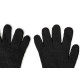 Luva Malha Trico Imbat Pigmentada Preta - Kit C/12 Pecas