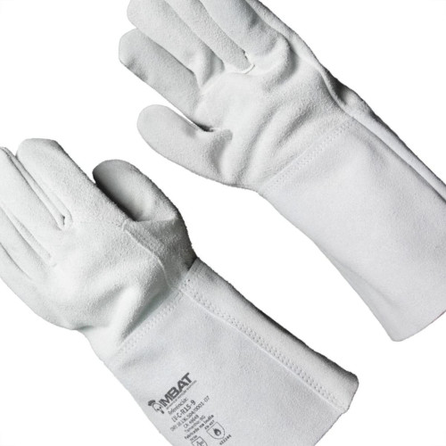 Luva De Raspa Imbat Cano Medio 15Cm - Kit C/10 Pecas