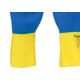 Luva Borracha Imbat Neoprene Amarela/Azul 10 - Gg