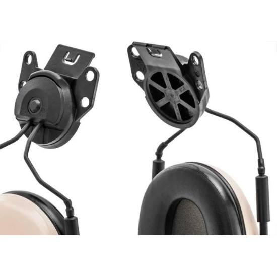 Abafador De Ruido 3M Tipo Concha Peltor Acoplavel Ao Capacete H6P3E Branco - 1 Par (Nao Acompanha Capacete)