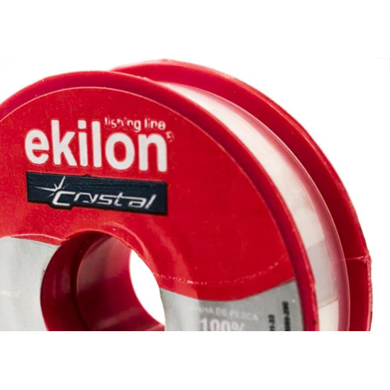 Linha Para Pesca Ekilon 0,30Mm Cristal 100M - Kit C/5 Pecas