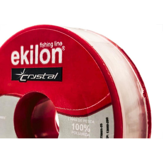 Linha Para Pesca Ekilon 0,35Mm Cristal 100M - Kit C/5 Pecas