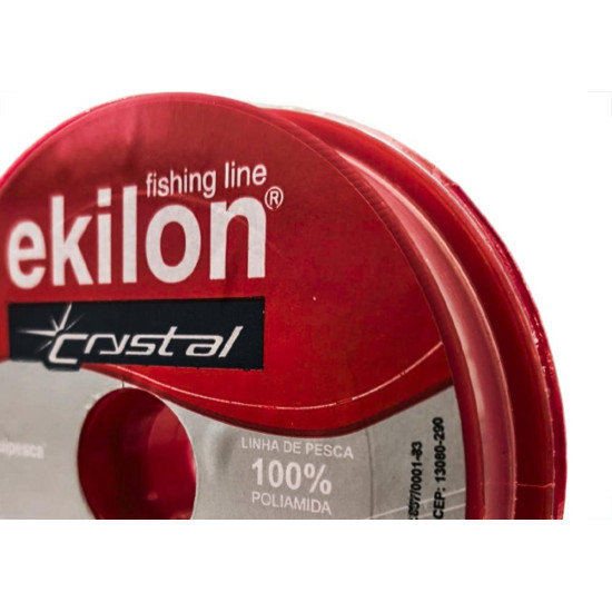 Linha Para Pesca Ekilon 0,40Mm Cristal 100M - Kit C/5 Pecas