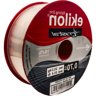 Linha Para Pesca Ekilon 0,70Mm Cristal 100M - Kit C/5 Pecas