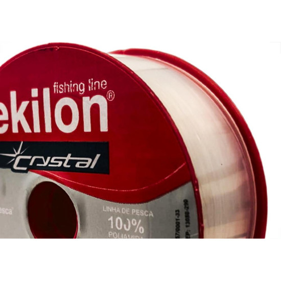 Linha Para Pesca Ekilon 0,70Mm Cristal 100M - Kit C/5 Pecas