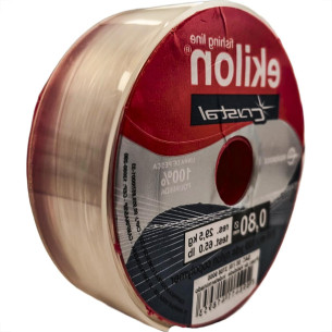 Linha Para Pesca Ekilon 0,80Mm Cristal 100M - Kit C/5 Pecas