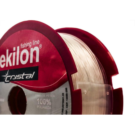 Linha Para Pesca Ekilon 0,90Mm Cristal 100M - Kit C/5 Pecas