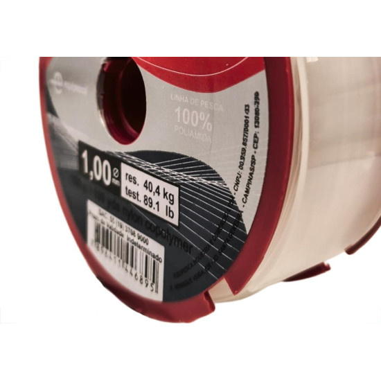 Linha Para Pesca Ekilon 1,00Mm Cristal 100M - Kit C/5 Pecas