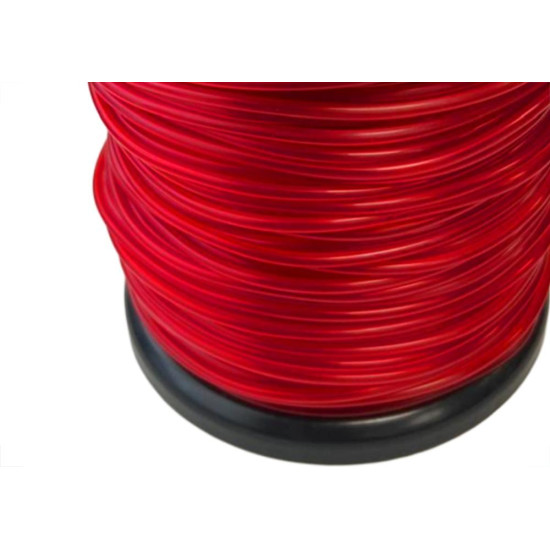Fio De Nylon Para Aparador De Grama Equipesca Vermelho 3,0Mm X 61M - 500G