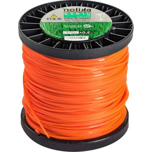 Fio De Nylon Para Aparador De Grama Equipesca Laranja 3,0Mm X 58M - 500G