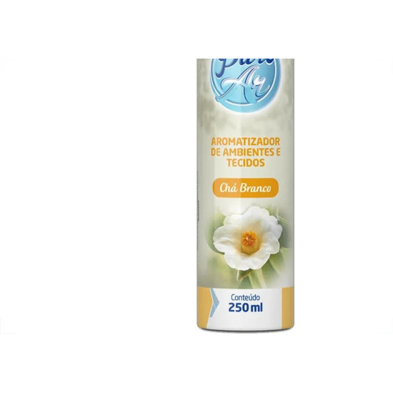Aromatizador De Ambientes Puro Ar Cha Branco Gatilho Spray 250Ml