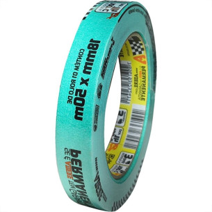 Fita Crepe Adere Verde Para Pintura Automotiva 525 - 18Mm X 50M