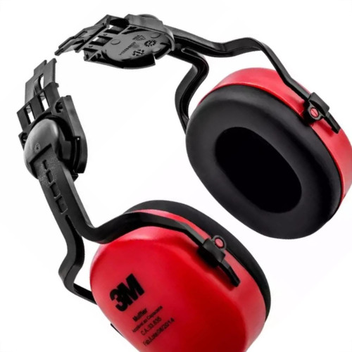 Abafador De Ruido 3M Tipo Concha Muffler Acoplavel Ao Capacete - 1 Par (Nao Acompanha Capacete)