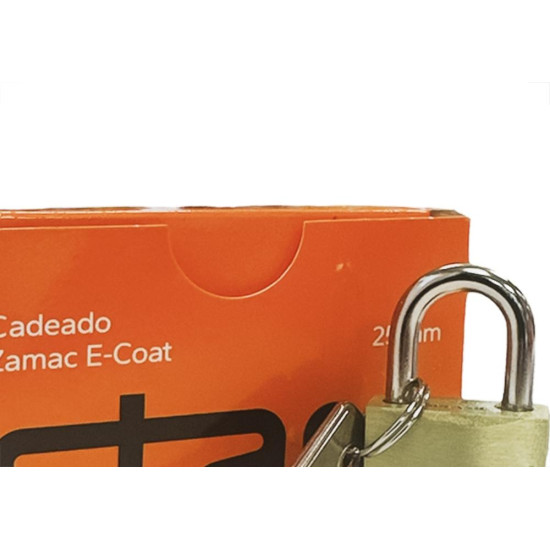 Cadeado Stam 25Mm Zamac - Kit C/10 Pecas