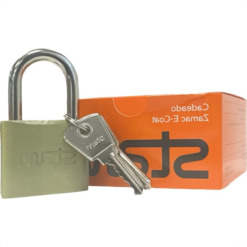 Cadeado Stam 40Mm Zamac - Kit C/5 Pecas