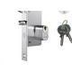 Fechadura Stam Bico De Papagaio Roseta Oval Inox - 940