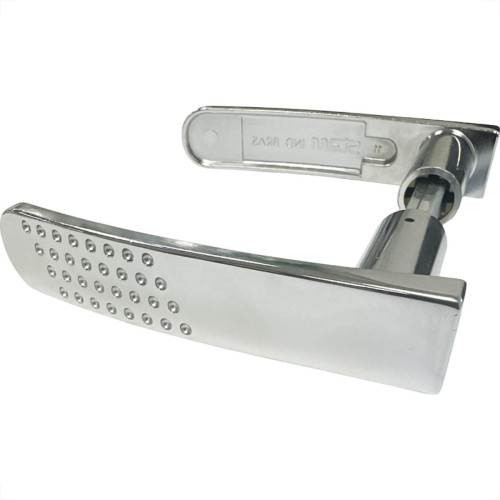 Macaneta Para Porta Alavanca Stam Cromada Reta 21