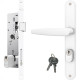 Fechadura Stam Externa Alavanca Espelho Branco - 601/33