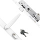Fechadura Stam Externa Alavanca Espelho Branco - 601/33