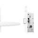 Fechadura Stam Externa Alavanca Espelho Branco - 601/33