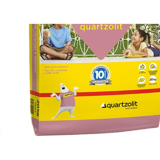 Argamassa Quartzolit Varandas E Quintais 20Kg