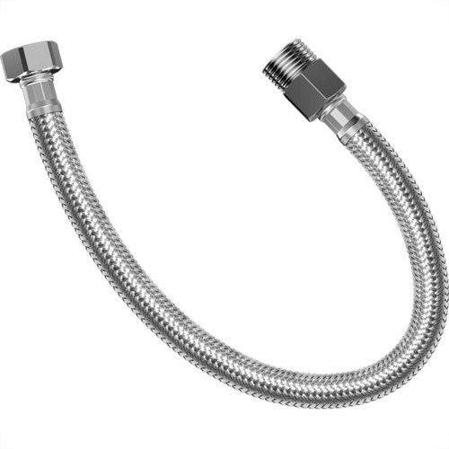 Engate Flexivel Roco Cromado 1/2'' Macho X 1/2'' Femea 40Cm Nbr14878