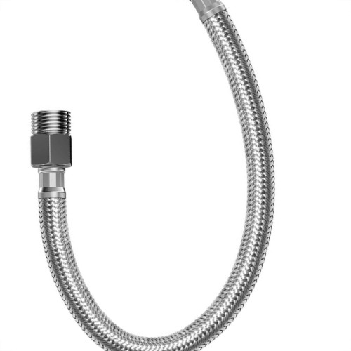 Engate Flexivel Roco Cromado 1/2'' Macho X 1/2'' Femea 40Cm Nbr14878