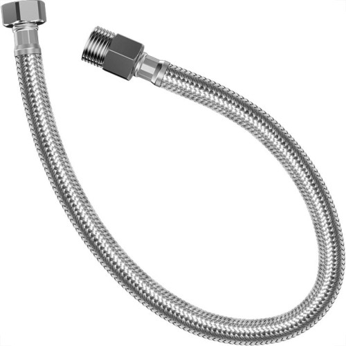 Engate Flexivel Roco Cromado 1/2'' Macho X 1/2'' Femea 60Cm Nbr14878