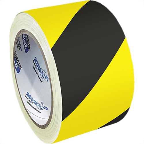 Fita Zebrada Para Sinalizacao Plastcor 7Cm X 200M - Kit C/10 Rolos