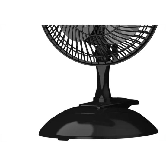 Ventilador De Mesa Mini 20Cm Com Garra Ventisol Preto 20Cm. 220V. - 19134