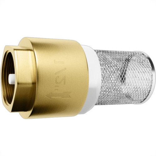 Valvula Para Poco Roco Metal 1/2'' Com Tela Inox