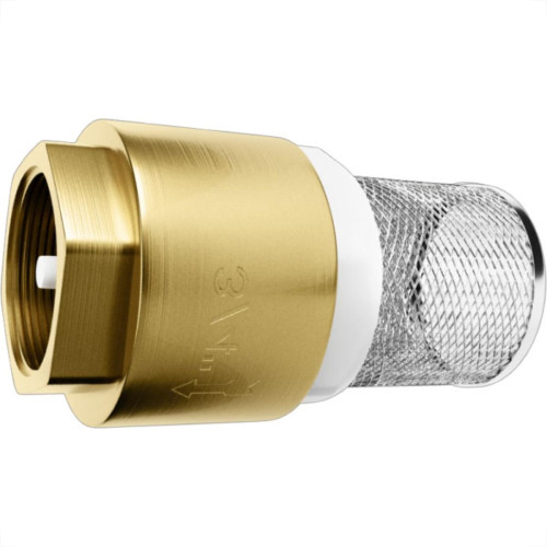 Valvula Para Poco Roco Metal 3/4'' Com Tela Inox