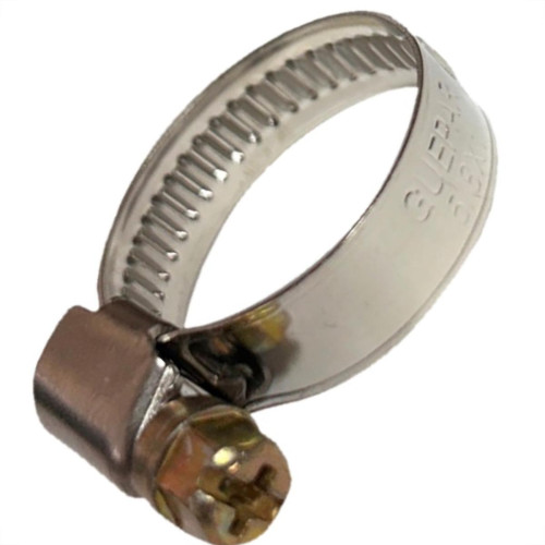 Abracadeira Rosca Sem Fim Guepar   1.1/2'' X 2.1/4'' - 9Mm Pacote Com 20 Pecas