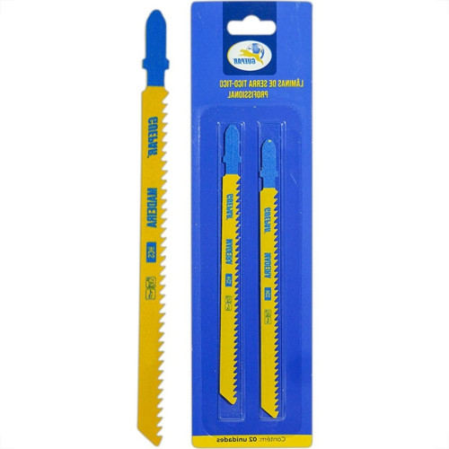 Serra Tico-Tico Lamina Guepar Madeira Com 2 Pecas 125Mm 6 Dentes