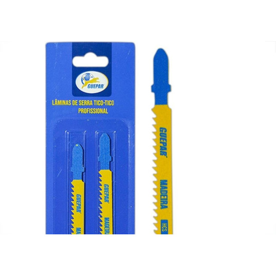 Serra Tico-Tico Lamina Guepar Madeira Com 2 Pecas 110Mm 21 Dentes