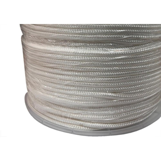 Corda Pp Trancada Guepar 4Mm Branca 220M Carretel