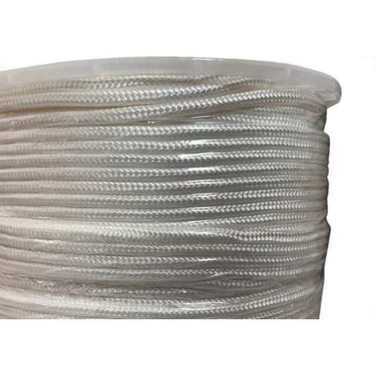 Corda Pp Trancada Guepar 4Mm Branca 220M Carretel