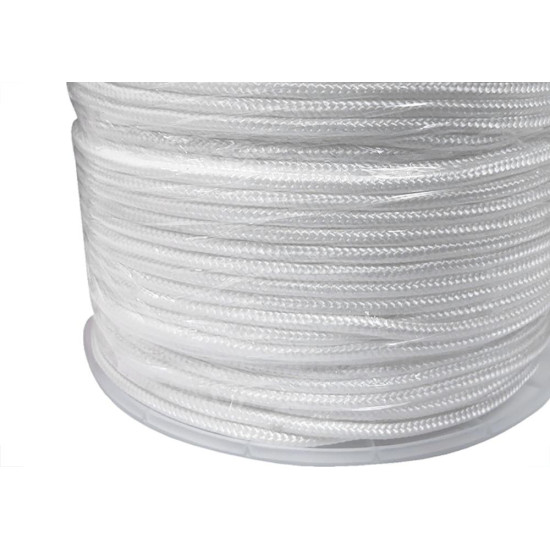 Corda Pp Trancada Guepar 6Mm Branca 220M Carretel