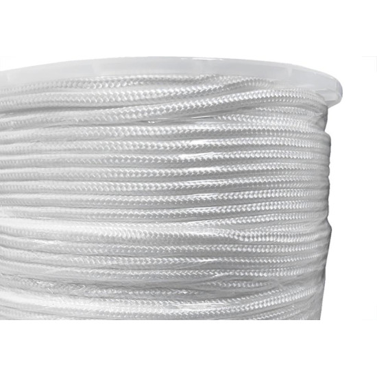 Corda Pp Trancada Guepar 6Mm Branca 220M Carretel