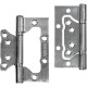 Dobradica Porta Guepar 4'' X 3'' X 2,5Mm Aco Inox Natural Cartela 3 Pecas Com Parafuso