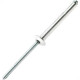 Rebite New Fix Eco Aluminio Repuxo N 322 Caixa Com 200 Pecas