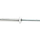 Rebite New Fix Eco Aluminio Repuxo N 322 Caixa Com 200 Pecas