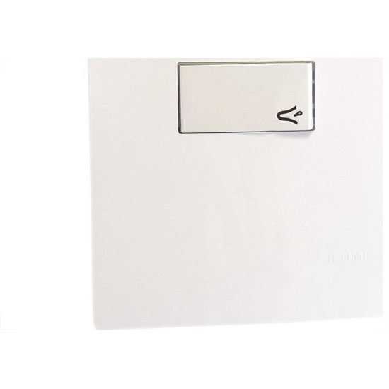 Conjunto Ilumi I9-Inove Branco Com Placa Pulsador 1 Tecla Campainha - 9413