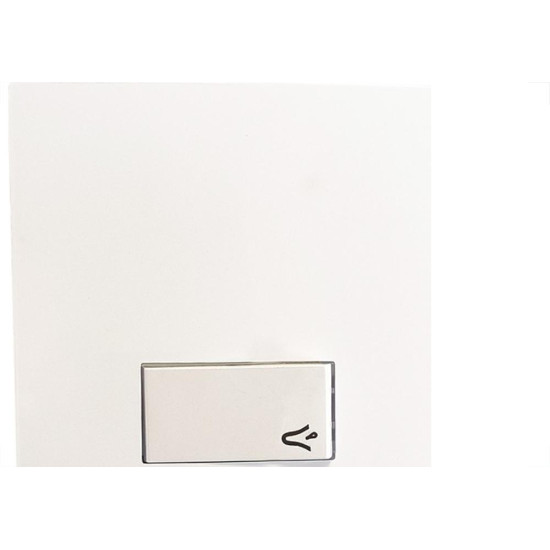 Conjunto Ilumi I9-Inove Branco Com Placa Pulsador 1 Tecla Campainha - 9413