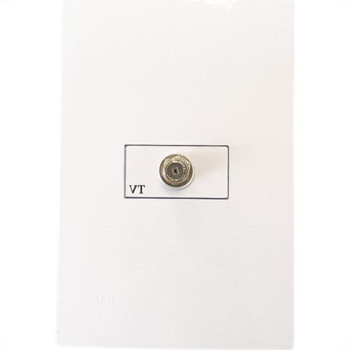 Conjunto Ilumi I9-Inove Modulo Com Placa 4X2 - 1 Tomada Antena Tv.