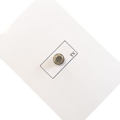 Conjunto Ilumi I9-Inove Modulo Com Placa 4X2 - 1 Tomada Antena Tv.