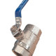 Registro Esfera Higiban Metal Vazao Total 3/8''