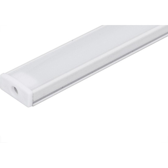 Perfil Para Led Sobrepor Gaya 24,7Mm Slim Branco Ip20 - 3M - 1220