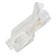 Emenda Em L Cob Para Fita De Led 10Mm Gaya Pacote Com 10 Pecas - 5583
