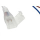 Plug Para Fita De Led Gaya Pratik Super Brilho 3535 - Ip20 Pacote Com 10 Pecas - 1156